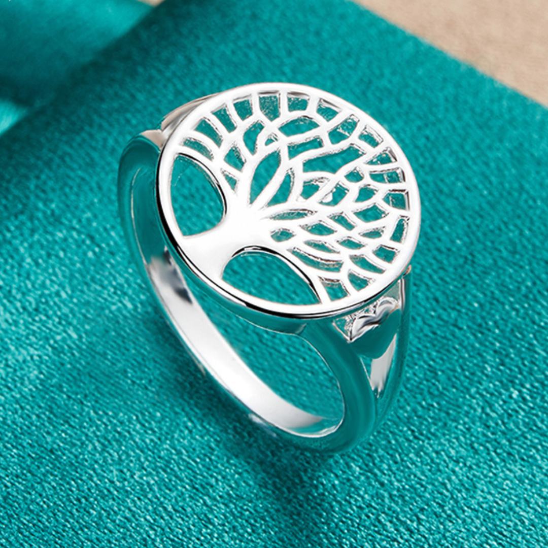 Levensboom ring in 925 sterling zilver