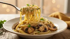 Romige pasta zonder room: zo maak je dé perfecte saus met champignons en tijm