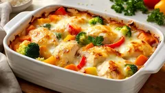 Zo maak je een snelle en gezonde kip- en groenteovenschotel