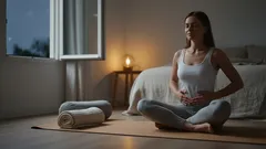Dit avondritueel met yoga helpt je sneller ontspannen en inslapen