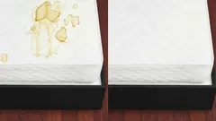 Met deze truc maak je je matras weer stralend wit